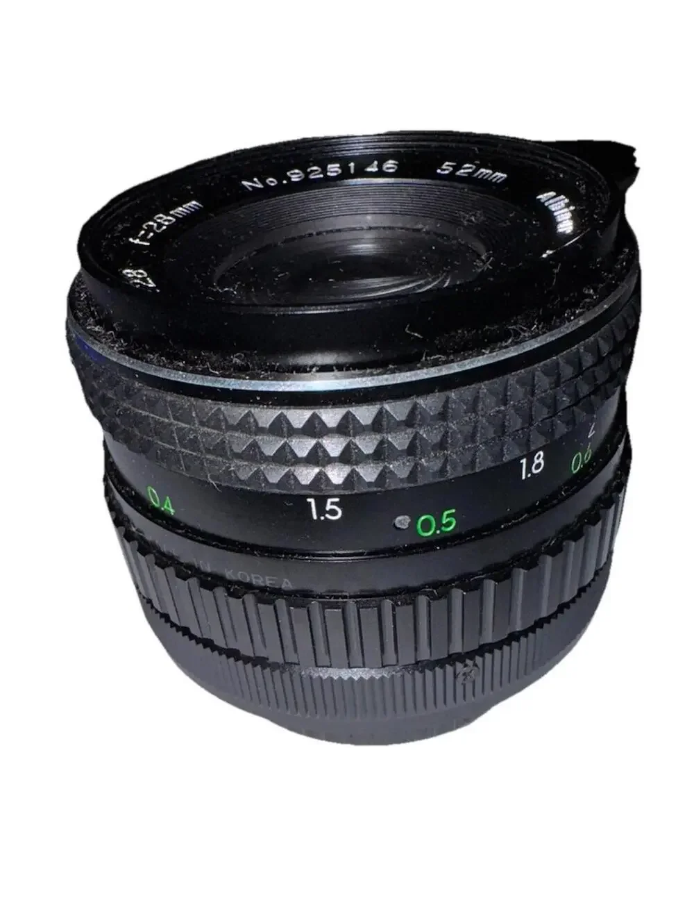 Albinar ADG Coated Optics 1:2.8 f=28mm 52mm No. 925146 Manual Lens